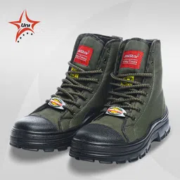 unistar High Ankle Riding Boots for Hiking & Trekking | Mild Waterproof Protection Boots For Men-picture-21