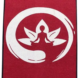 bella true Yoga_Cotton_Red_Circle 4 mm Yoga Mat image 2