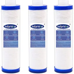 indipristius by indipristius 9 inch thread candle for types of RO UV water purifier 3pcs Solid Filter Cartridge-picture-11