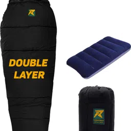 rocksport Karakoram -2°C +10°C Double Layer Sleep Bag for Adults,Camping with Air Pillow Sleeping Bag-picture-16