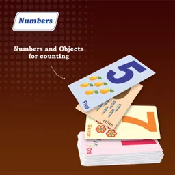 bookworm Flash Cards for Kids | 18 Cards | Numbers & Alphabets | Kids Learning with Fun | 1 to 6 Years | Early Childhood Education image 2