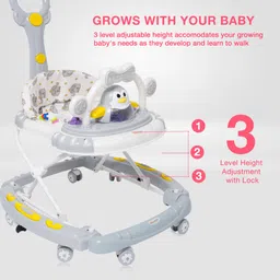 inzee Musical Walker & Rocker With Parent Rod image 3