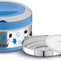 good day Jr Insulated Inner Stainless Steel Tiffin Box For Kids 2 Containers Lunch Box-picture-23