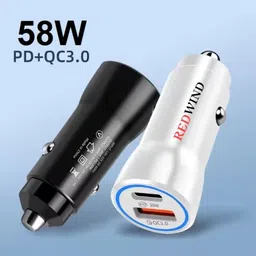 radha madhav collections 6 Amp Qualcomm 3.0 Turbo Car Charger image 2