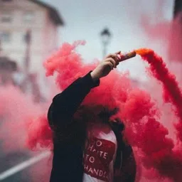 egharonda Small 5 MULTI COLOR SMOKE FOG Holi Color Holi Color Powder Pack of 1 image 2