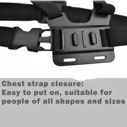 Actrovax Adjustable Camera Chest Belt Kit Mount for Action Camera Strap image 2