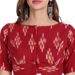 jisb Boat Neck Women Blouse image 3