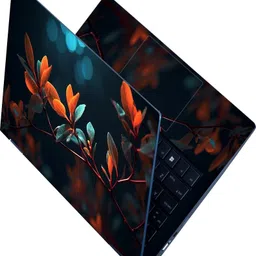 Flipkart SmartBuy Full Body Laptop Skin Sticker - Branches and Leaves Self Adhesive Vinyl Laptop Decal 15.6-picture-33