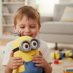 the thoughtful gifts Smiling Minion Soft Toy - 17 cm image 4