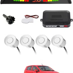 zplus Universal 4 White Reverse Parking Sensor With LED Display For Cars-234 Safety of Passengers/Car One Alarm Kit-1416 Parking Sensor-picture-16