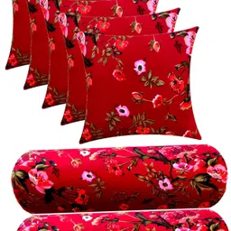 actos Microfibre Floral Bolster Pack of 7 image 2