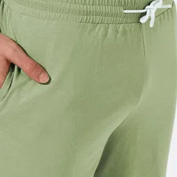 shopyclick Men Night Suit Set Light Green Printed image 5