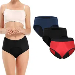 louis craft Pack of 3 Women Periods Multicolor Panty-picture-24