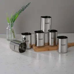 sumeet (Pack of 6) SQGLASS-6PC Glass Set Water/Juice Glass image 3