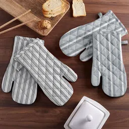 Grey Cotton Kitchen Linen Set-image-3