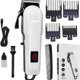 Nka 809A RECHARGEABLE HAIR CLIPPER & TRIMMER WITH LCD DISPLAY Fully Waterproof Trimmer 240 min Runtime 4 Length Settings-picture-11
