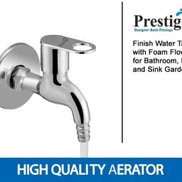 prestige Prime Nozzel Bib Cock Pack Of 1 Finish Chrome platet Tap Made Of Brass Faucet Bib Cock Bathroom Tap Nozzle Cock Faucet image 5