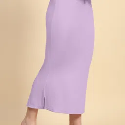 Trendmalls TM-P001-Pale Purple-XXL Lycra Blend Petticoat image 5