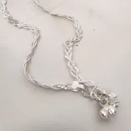 yuvaan crystal simple design anklet for girls Sterling Silver Anklet image 3