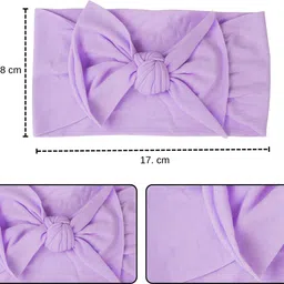 rosastella Soft Stretch Baby Headbands with Big Bows – 3-Pack Head Band image 2