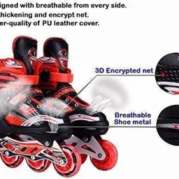 roztocze Inline Skates Shoes LED Light Skating for Boys Kids and Girls 5 to 12 Year In-line Skates - Size Free UK image 2