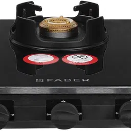 faber Cooktop SpaceX 3BB BK CI Glass Manual Gas Stove image 5