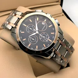 aekdo Men's Fashion Watch – Round Dial, Adjustable Strap, Comfortable Fit Analog Watch Analog Watch - For Men TST image 1