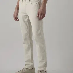 white leapard Men Regular Mid Rise Beige Jeans-picture-31