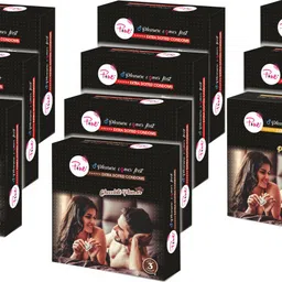 pine Extra Dotted Flavoured Mix 1 Strawberry , 6 Chocolate , 1 Pineapple Condom-picture-16