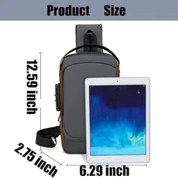 firststep Gold Men & Women Sling Bag FS SB-01 Multi s1 image 2