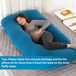 winx Premium series Polyester Fibre Solid Pregnancy Pillow Pack of 1 image 3