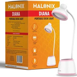 halonix 5W DIANA DESK TABLE LAMP WHITE Table Lamp image 1