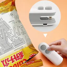 Mini Sealing Machine 2-1 USB Rechargeable Magnetic Bag Sealer Hand Held Heat Sealer-image-2