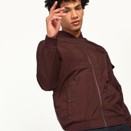 allen solly Men Solid Bomber Jacket-picture-4