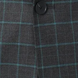 peter england Men Checkered Single Breasted Formal Blazer image 4