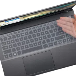 Saco Silicone Skin Keyboard Cover for - Transparent 2024 Acer Aspire 5 Gaming Laptop A515-58GM Series 15.6 Inch Laptop Keyboard Skin-picture-32