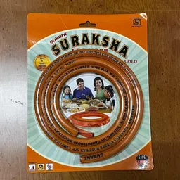 sukant SURAKSHA ISO Certified 100% Flame Resistant (Orange Bristal Pack) LPG Gas Pipe Steel Reinforced LPG Gas Cylinder Hose Pipe image 1