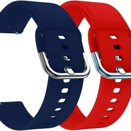 AOnes Pack of 2 Silicone Belt Watch Strap with Metal Buckle Compatible for Punnkfunnk Genquira Smart Watch Strap-picture-12