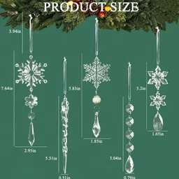 all inclusive family treasures AIFT-CSIO-10 Hanging Ornaments Pack of 10 image 3
