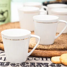 sonaki Pack of 6 Bone China Bone China Tea Cups/Coffee Mugs with Real Gold Print-picture-15