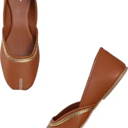 catbird Punjabi Ethnic| Elegant & Comfortable Mojari Jutis For Women image 3