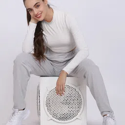 clothmaster Women Solid Grey Track Pants image 4