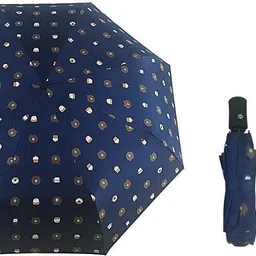 infispace Umbrella For 23 Inch Large Size 3-Fold Umbrella,Navy ColorFor Sun & Rain Umbrella image 3