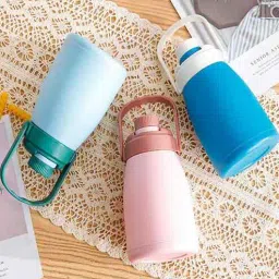 5 needs 400 ml Glass Bottle with Handle and Spout Lid Inner (Assorted Colors)-picture-35