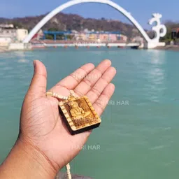 haridwarr Tulsi Mala Hanuman Desgin / Kanthi Mala Wood Locket-picture-18