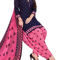 inithi Unstitched Crepe Salwar Suit Material Printed-picture-20