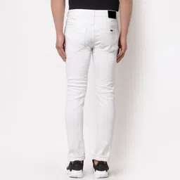 red tape Men Skinny Mid Rise White Jeans image 3