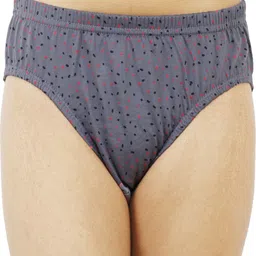 ladyland Pack of 3 Women Hipster Dark Blue, Red, Grey Panty image 5