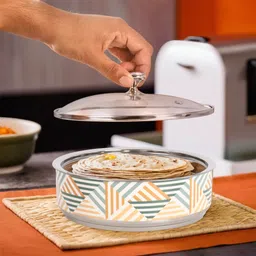 the better home Stainless Steel Insulated Casserole For Roti Chapati Box Serve Casserole image 2