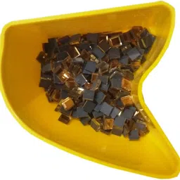 ANTIC SQUIRE SHAPE BROWN COLOR MIRROR FOR ART & CRAFT AND JWELLERY & EMBRIODERY WORKS TOTAL -200 PCS-image-50